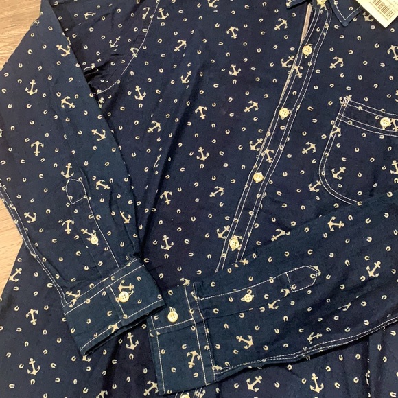 🚨NWT🚨What Goes Around Comes Around Button Down - Picture 5 of 6